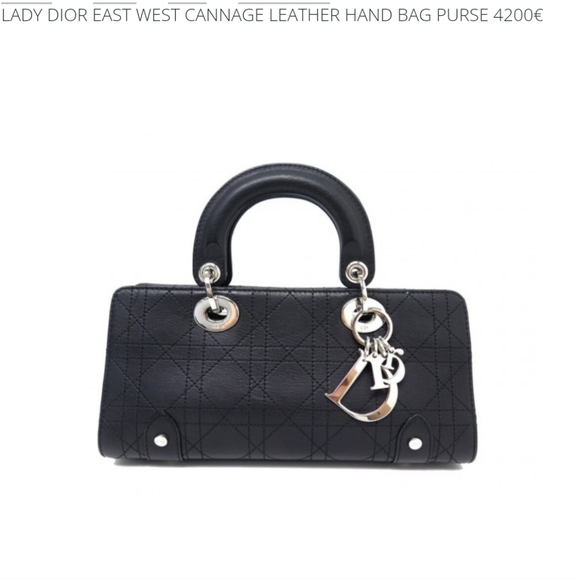 ‼️SOLD‼️Authentic Cannage lady Dior east west bag - Picture 3 of 15
